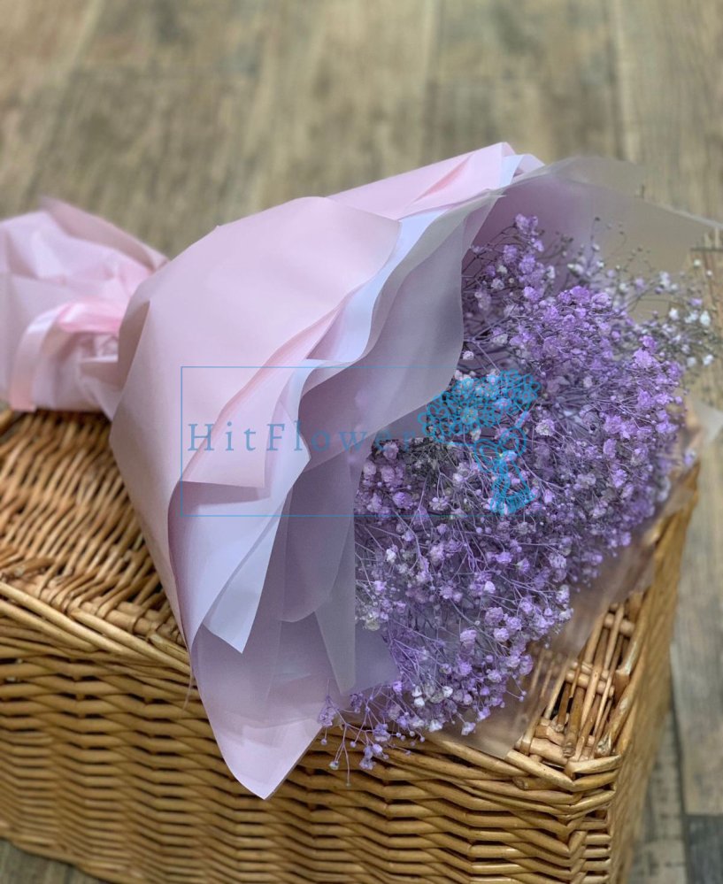 Букет цветов Сиреневый сон Букет цветов из: Гипсофила